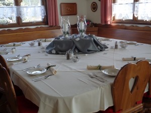 Celebration Dinner table