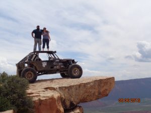 Top of the World - Aaron and Katherine on Car